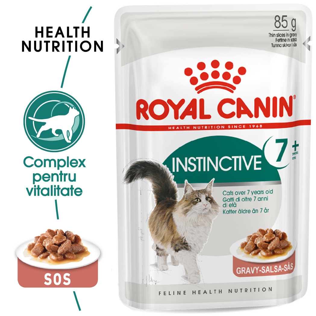 Royal Canin Instinctive 7+ hrana umeda pisica (in sos), 85 g petmart.ro