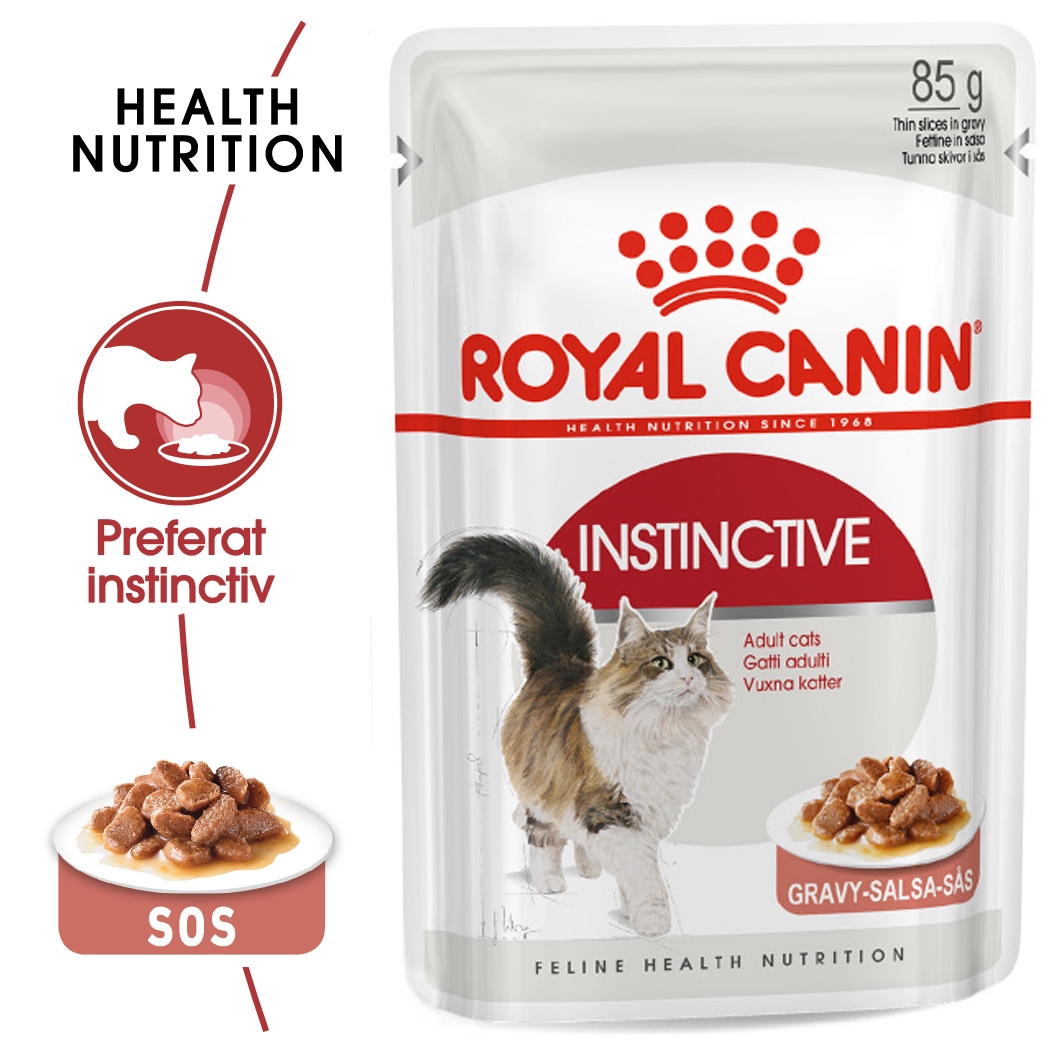 Royal Canin Instinctive Adult hrana umeda pisica (in sos), 85 g petmart.ro