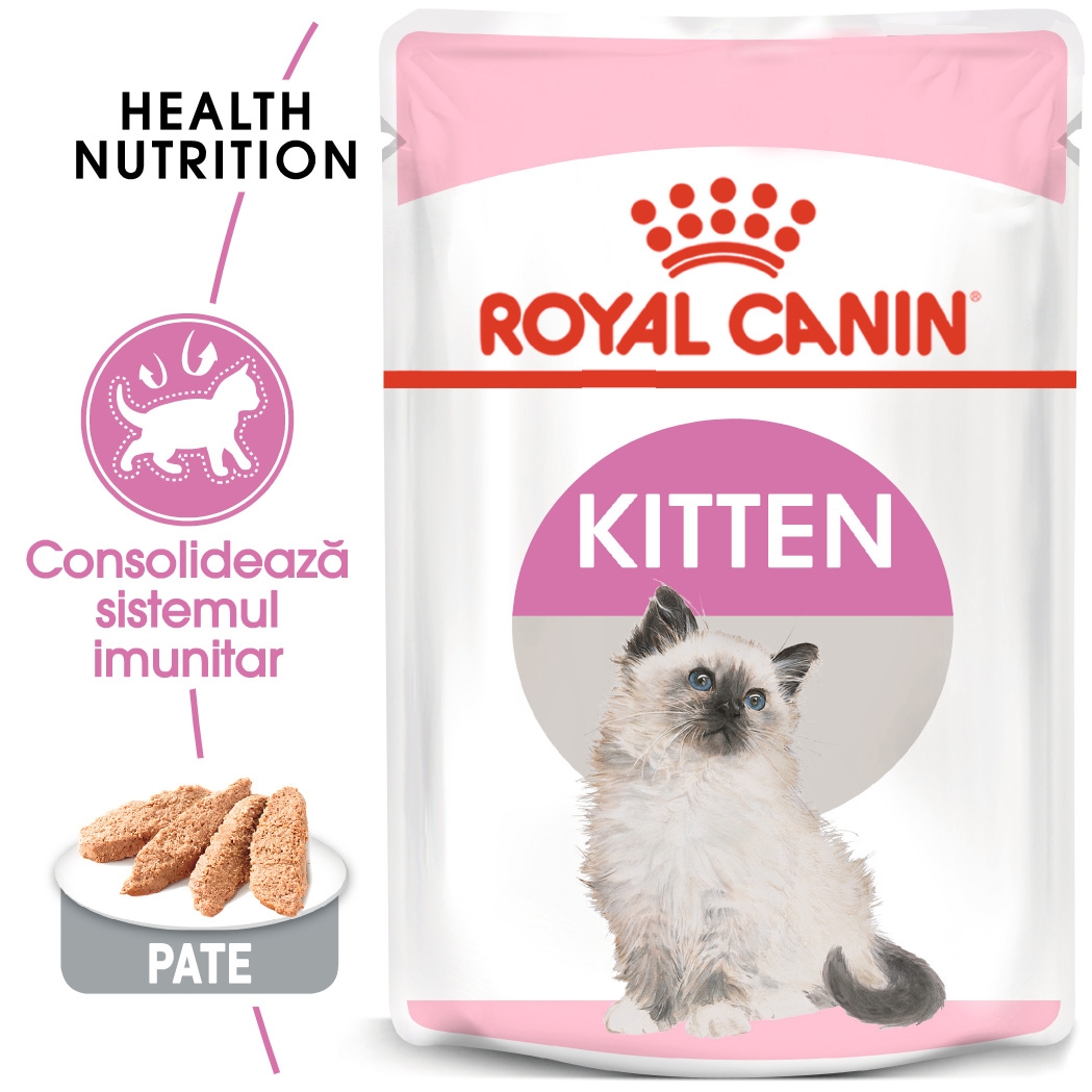 Royal Canin Kitten hrana umeda pisica (pate), 85 g petmart.ro