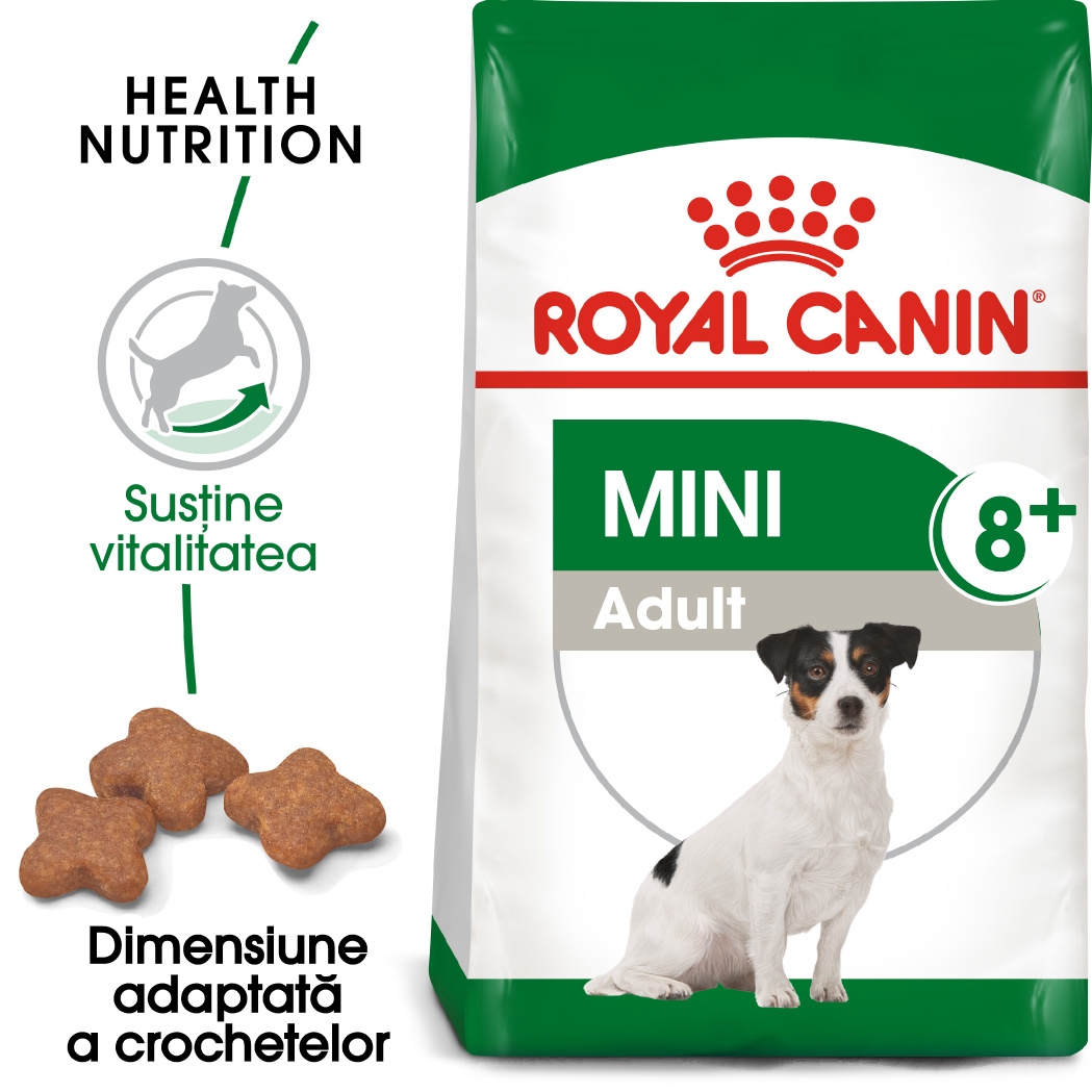 Royal Canin Mini Adult 8+ hrana uscata caine petmart.ro imagine 2022