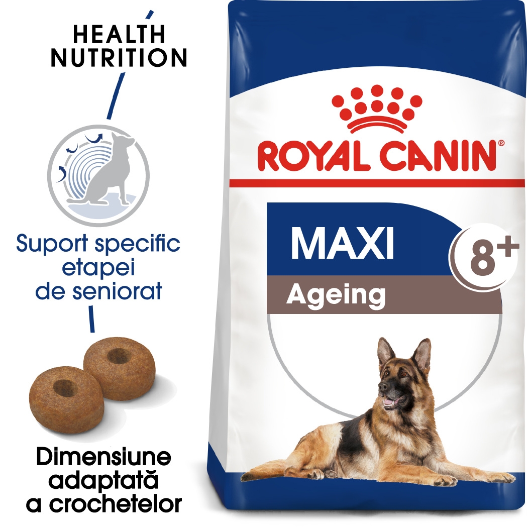 Royal Canin Maxi Ageing 8+ Hrana Uscata Caine Senior, 15 Kg