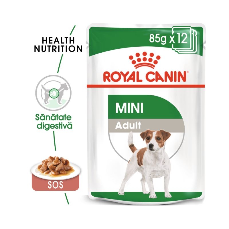 Royal Canin Mini Adult, 12 plicuri X 85 g imagine