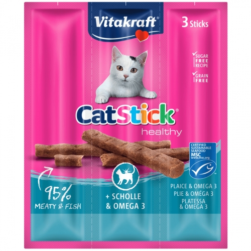 Recompense pentru pisici, Vitakraft cu cambula si Omega 3, 18 g petmart
