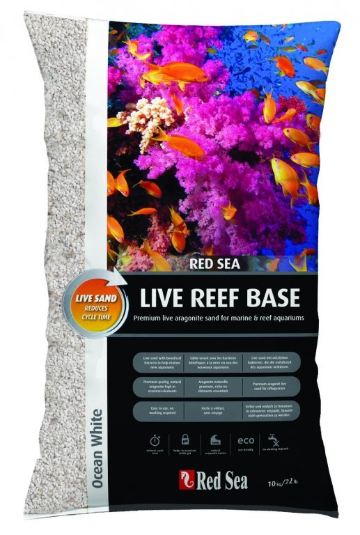 Red Sea Live Reef Base-Ocean White 0.25-1mm/10Kg petmart