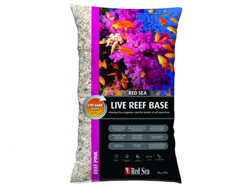 Red Sea Live Reef Base-Pink 0.5-1mm/10Kg petmart.ro