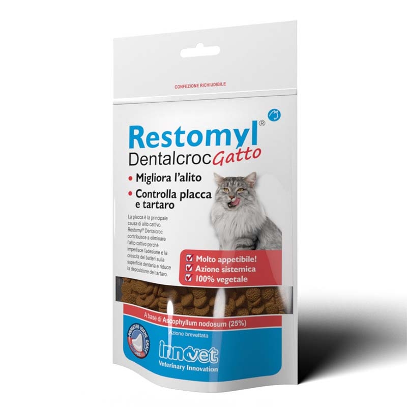 Restomyl Dentalcroc, Pisica, 60 g Innovet