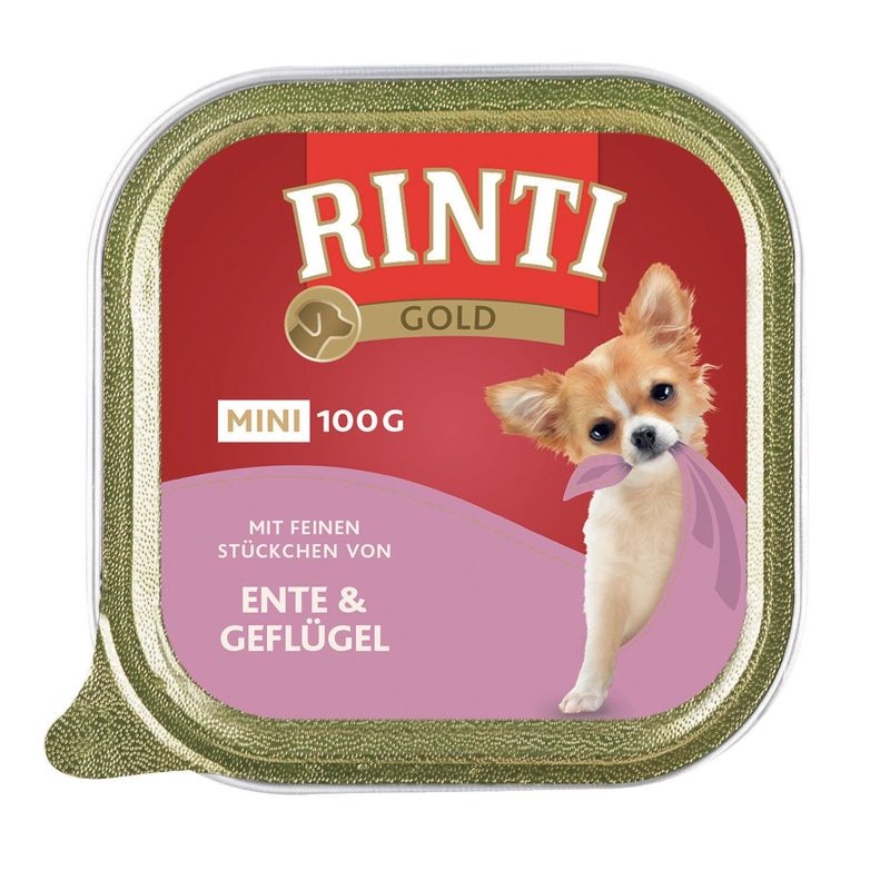Rinti Gold Mini Pate Rata si Pui, 100 g petmart.ro