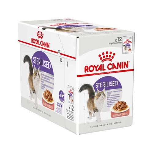 Royal Canin Feline Sterilised Gravy, 12 plicuri x 85 g imagine