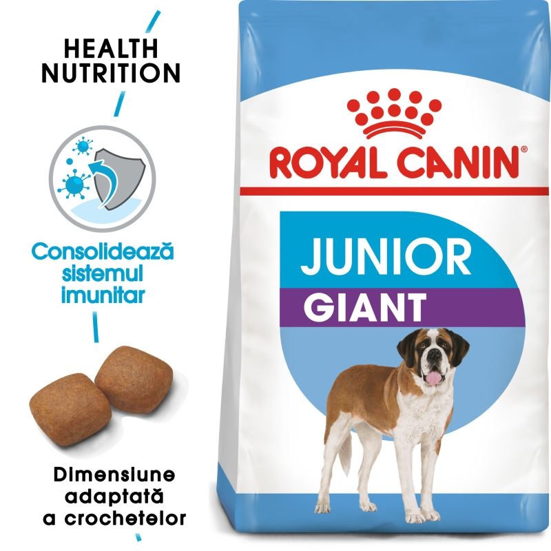 Royal Canin Giant Junior hrana uscata caine junior etapa 2 de crestere petmart.ro imagine 2022