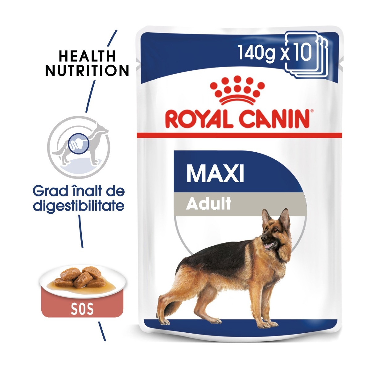 Royal Canin Maxi Adult, 10 x 140 g