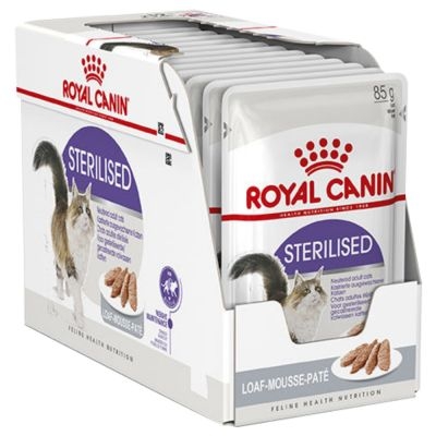 Royal Canin Sterilised Loaf, 12 plicuri x 85 g