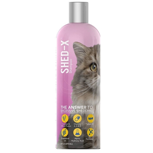 Sampon Antinaparlire Pisici, Shed Ex Synergy Labs, 237 ml petmart.ro