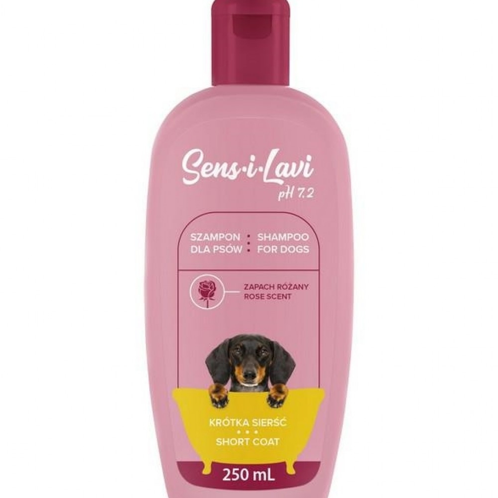 Sampon pentru caini cu blana scurta, sens-i-lavi, 250 ml