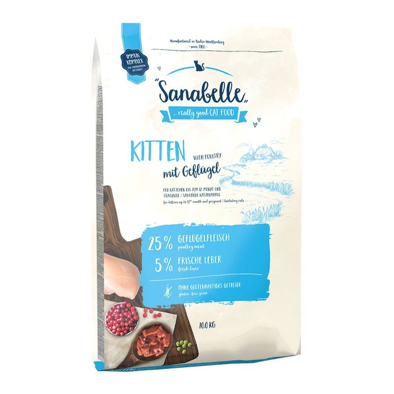 Sanabelle Kitten cu pui, 10 kg petmart.ro
