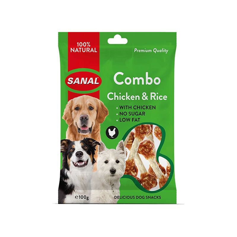 Sanal Dog Chicken and Rice, 100 g petmart