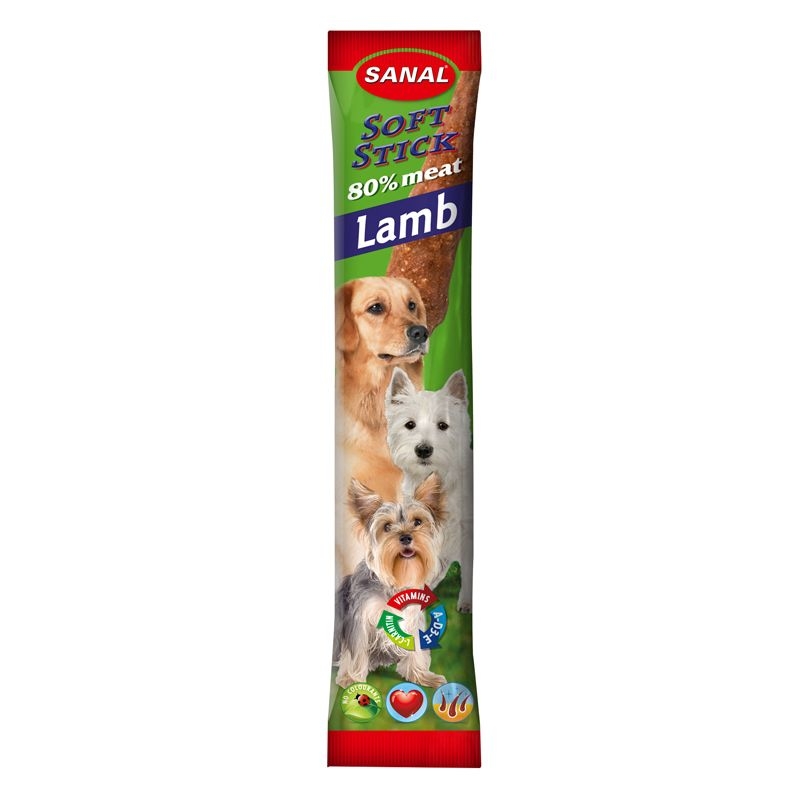 Sanal Dog Softstick Lamb, 12 g petmart.ro