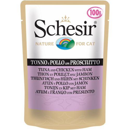 Schesir cu ton, pui si sunca, 100 g