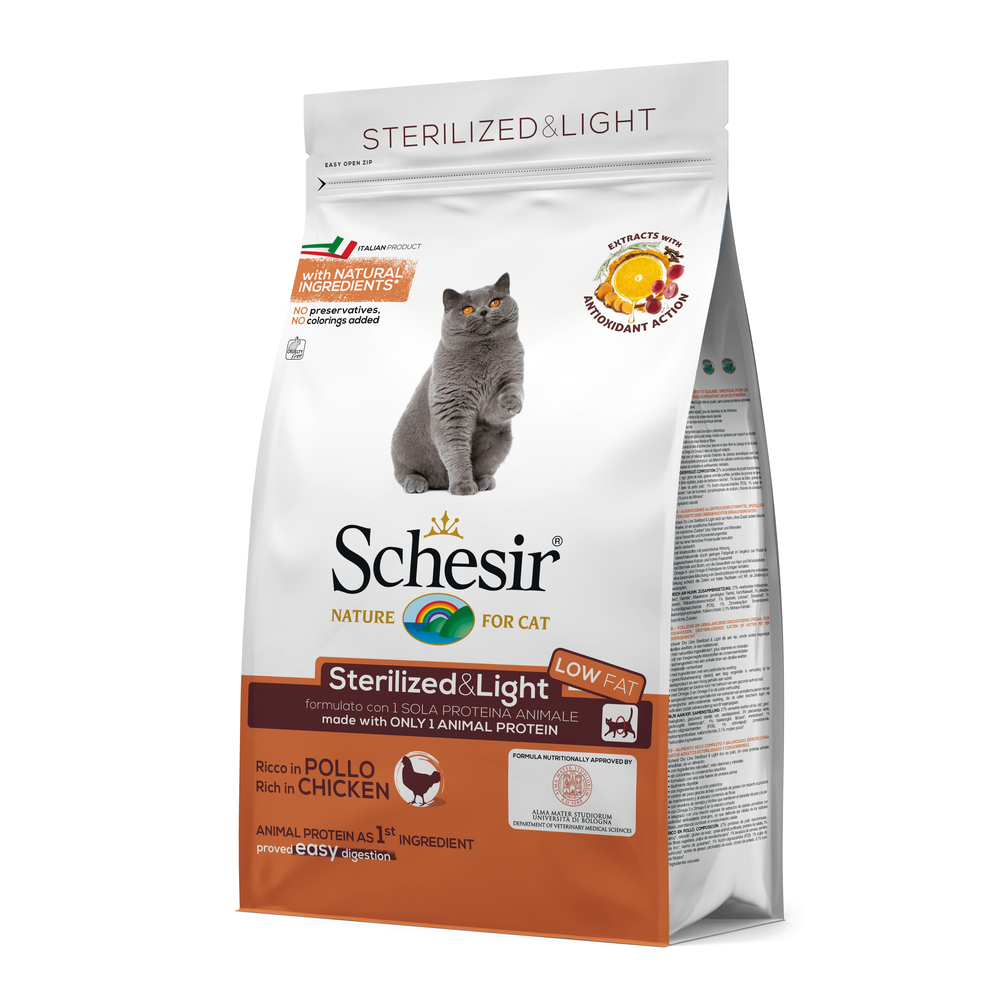 Schesir Cat Sterilized & Light Pui, 10 kg petmart.ro