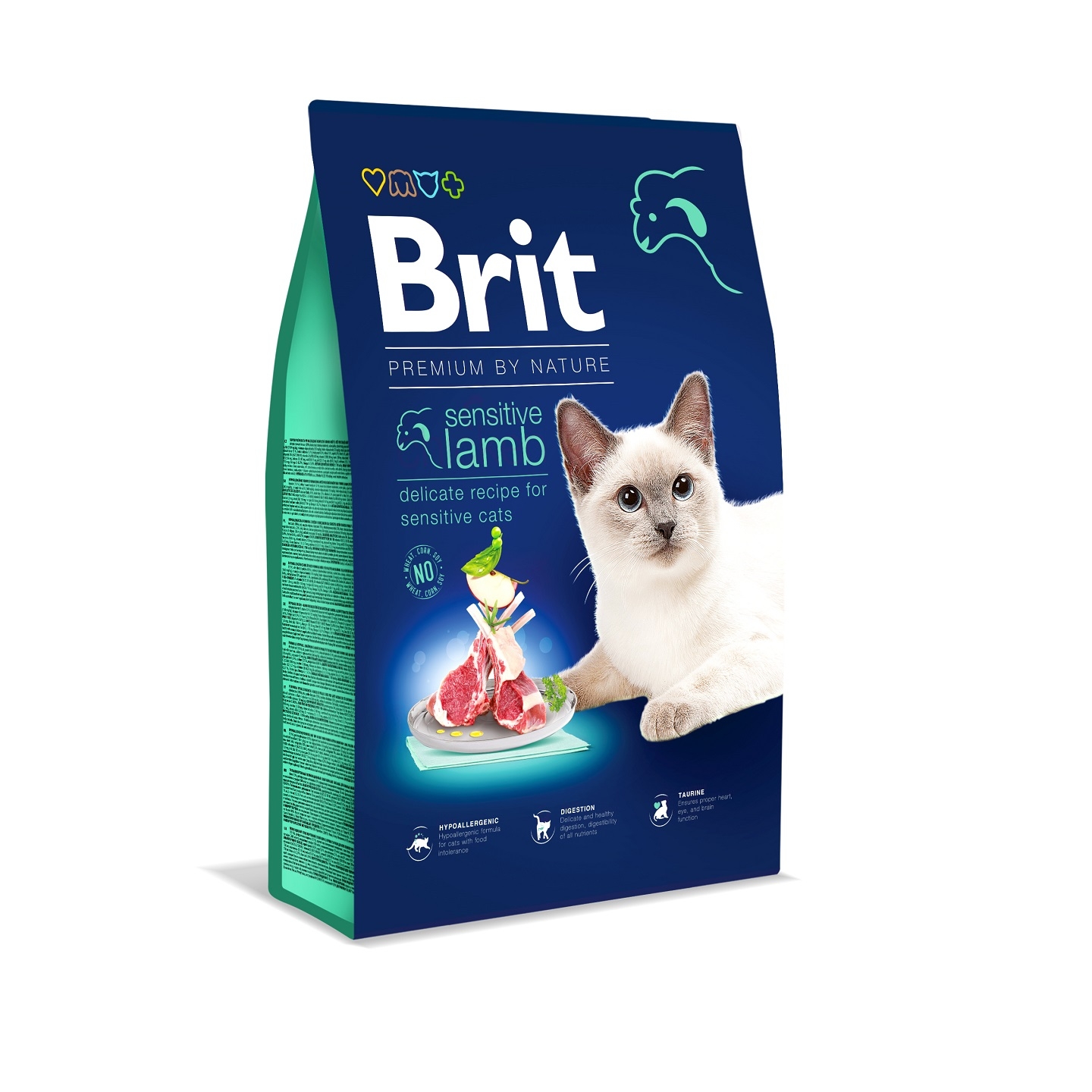 Brit Premium by Nature Cat Sensitive Lamb, 8 kg Brit