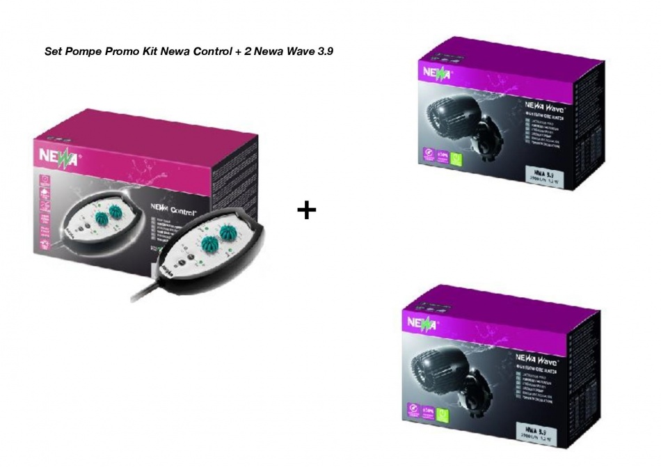 Set pompe Promo Kit Newa Control + 2 Newa Wave 3.9 Newa