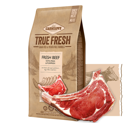 Carnilove True Fresh Beef for Adult Dogs, 1.4 kg Carnilove imagine 2022
