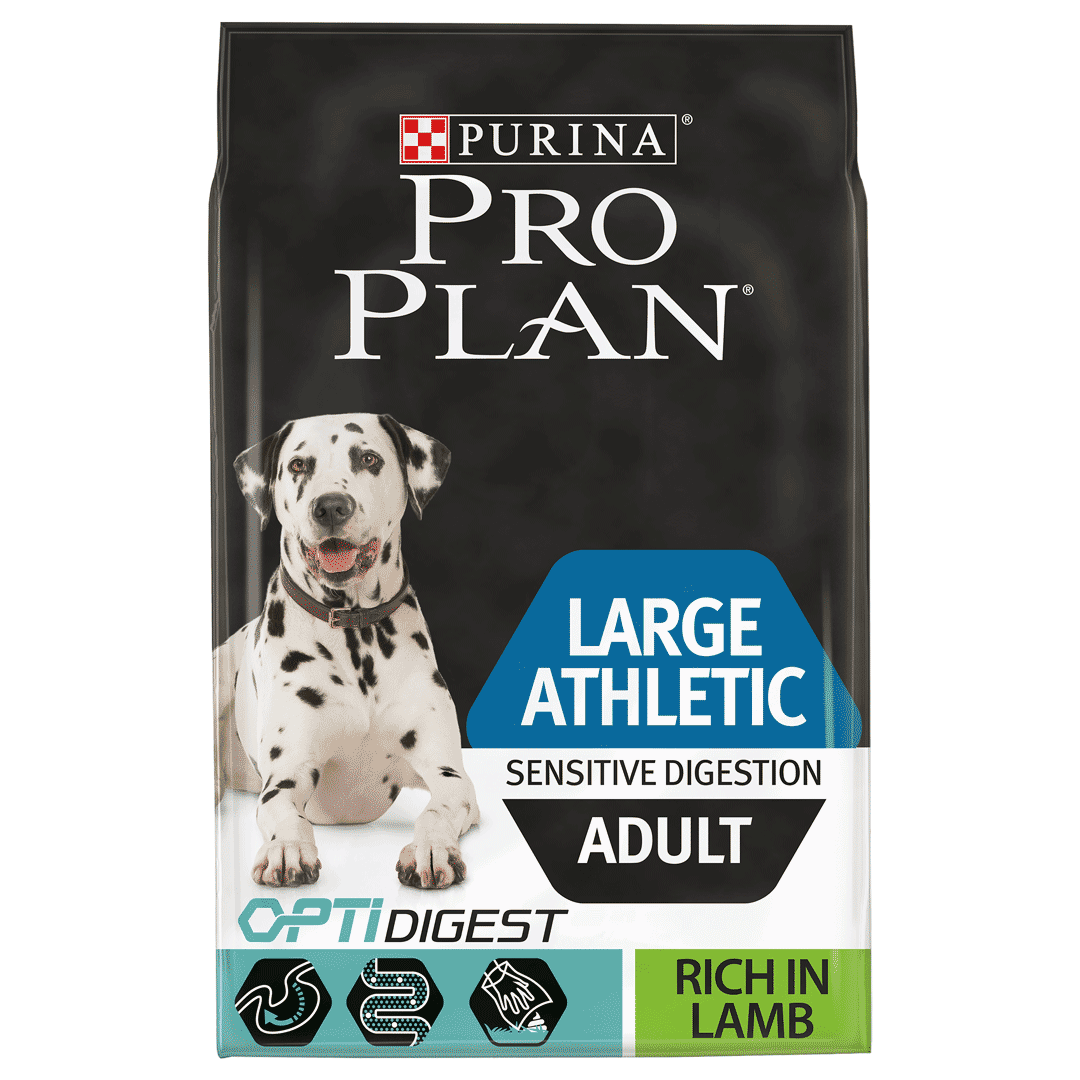 PRO PLAN Dog, Large Athletic Sensitive Digestion Lamb, 14 kg petmart.ro imagine 2022