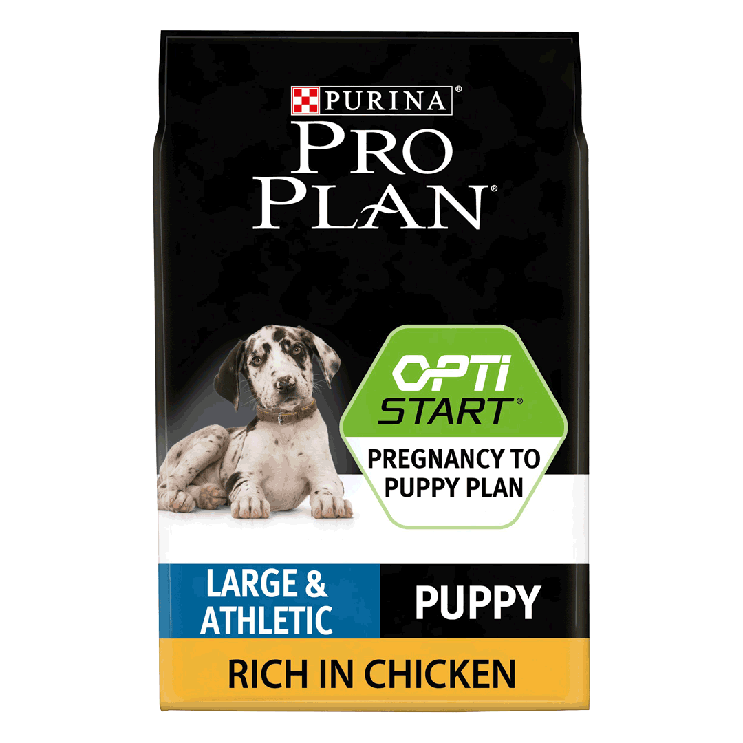 PRO PLAN Dog, Large Athletic Puppy OPTISTART Chicken, 12 kg petmart.ro imagine 2022