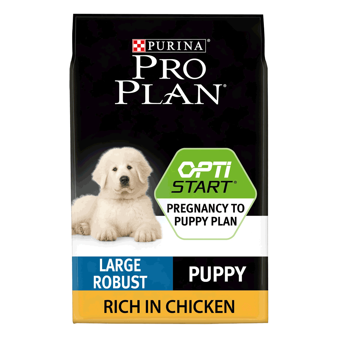 PRO PLAN Dog, Large Robust Puppy OPTISTART Chicken, 3 kg petmart