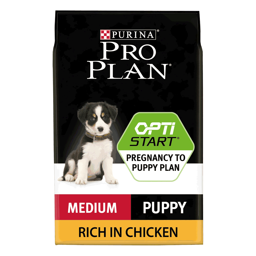 PRO PLAN Dog, Medium Puppy OPTISTART Chicken, 800 g petmart.ro imagine 2022