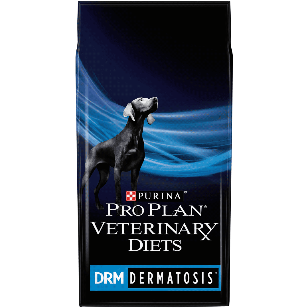 Purina Veterinary Diets Dog DRM, Dermatosis, 12 kg petmart.ro