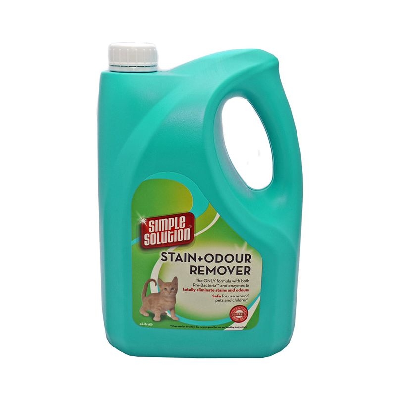 Simple Solution Cat Stain and Odour Remover, 4 l imagine