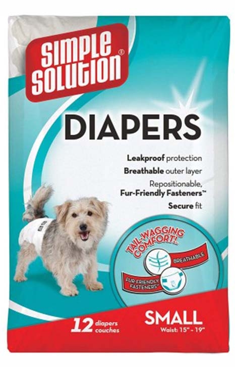 Simple Solution Scutece Pampers S, 12 buc petmart.ro