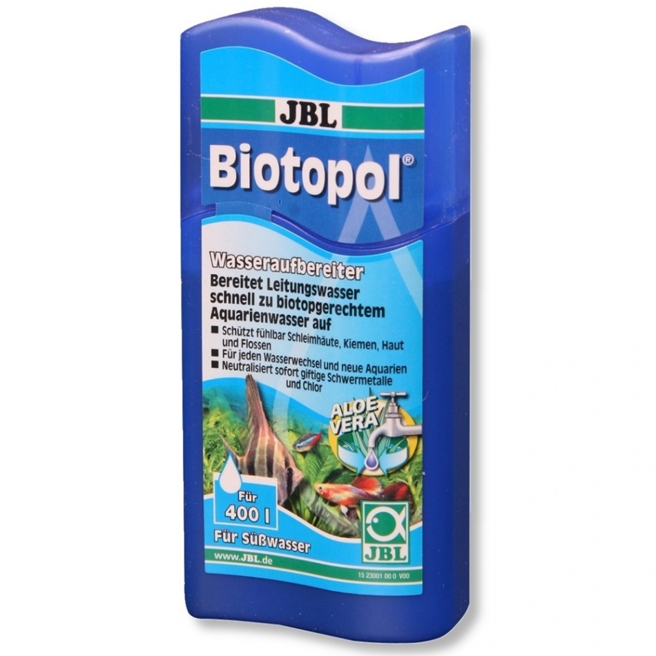 Solutie tratare apa JBL Biotopol 100 ml pentru 400 l JBL imagine 2022