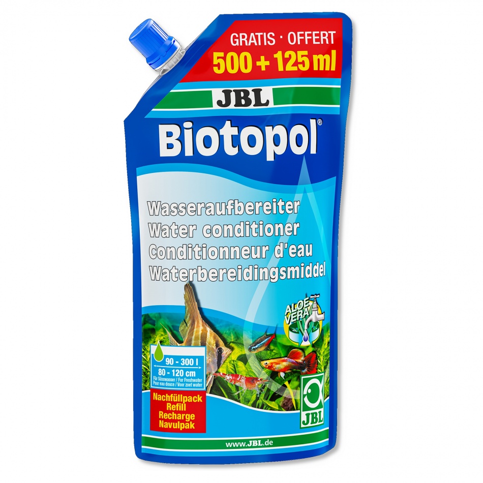 Solutie tratare apa JBL Biotopol Refill 625 ml pentru 2500 l JBL