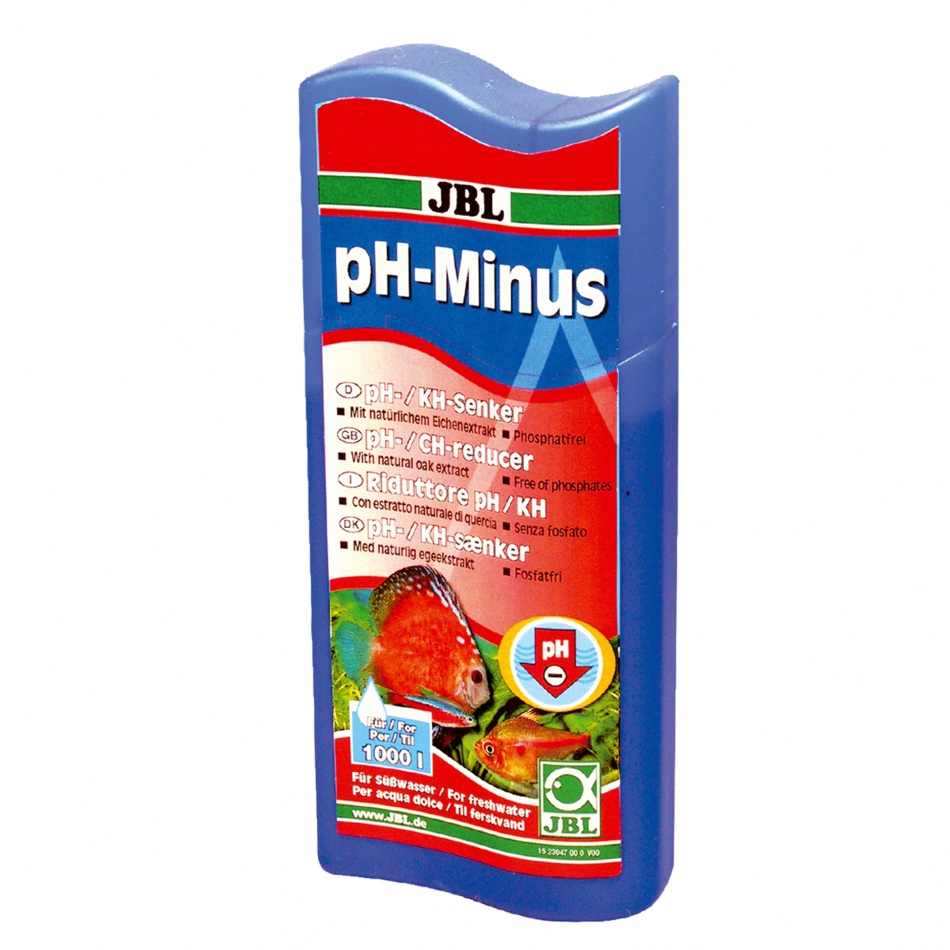 Solutie tratare apa JBL pH-Minus 250 ml pentru 1000 l petmart