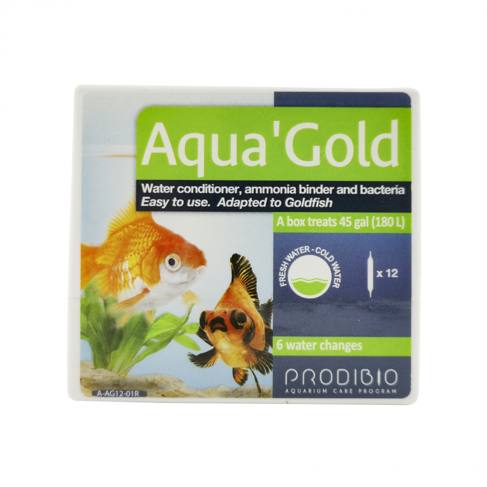 Solutie tratare apa Prodibio Aqua Gold 12 fiole petmart