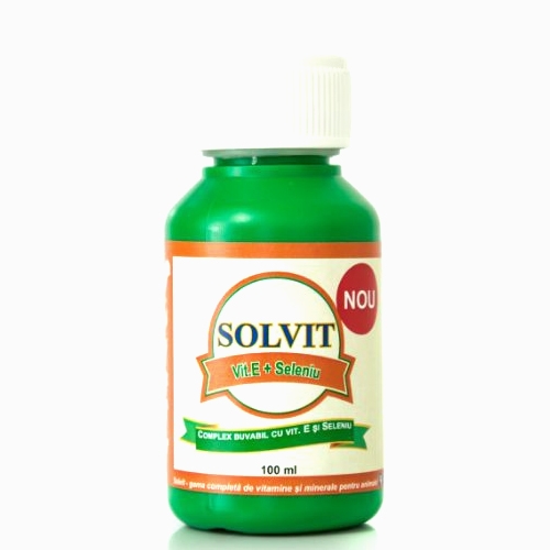 Solvit Vitamina E + Seleniu, 100 ml petmart.ro