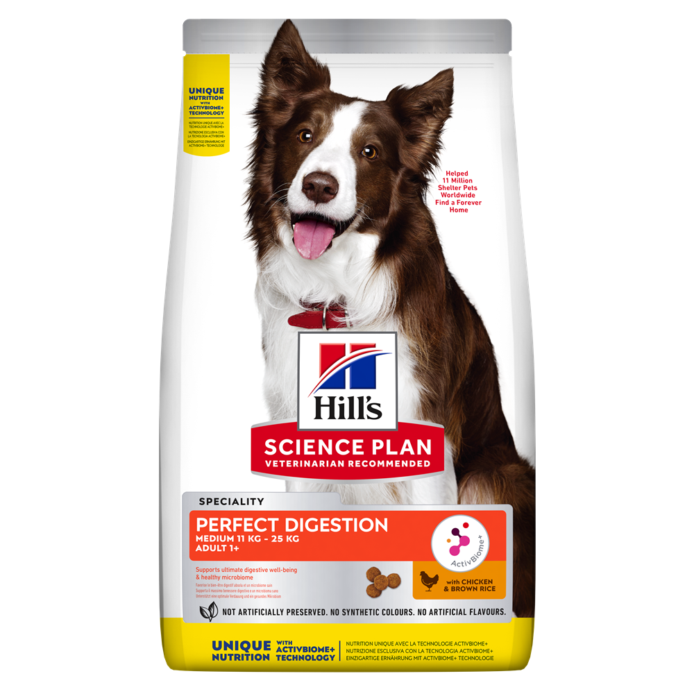 Hill’s SP Canine Adult Perfect Digestion Medium, 14 kg Hill's