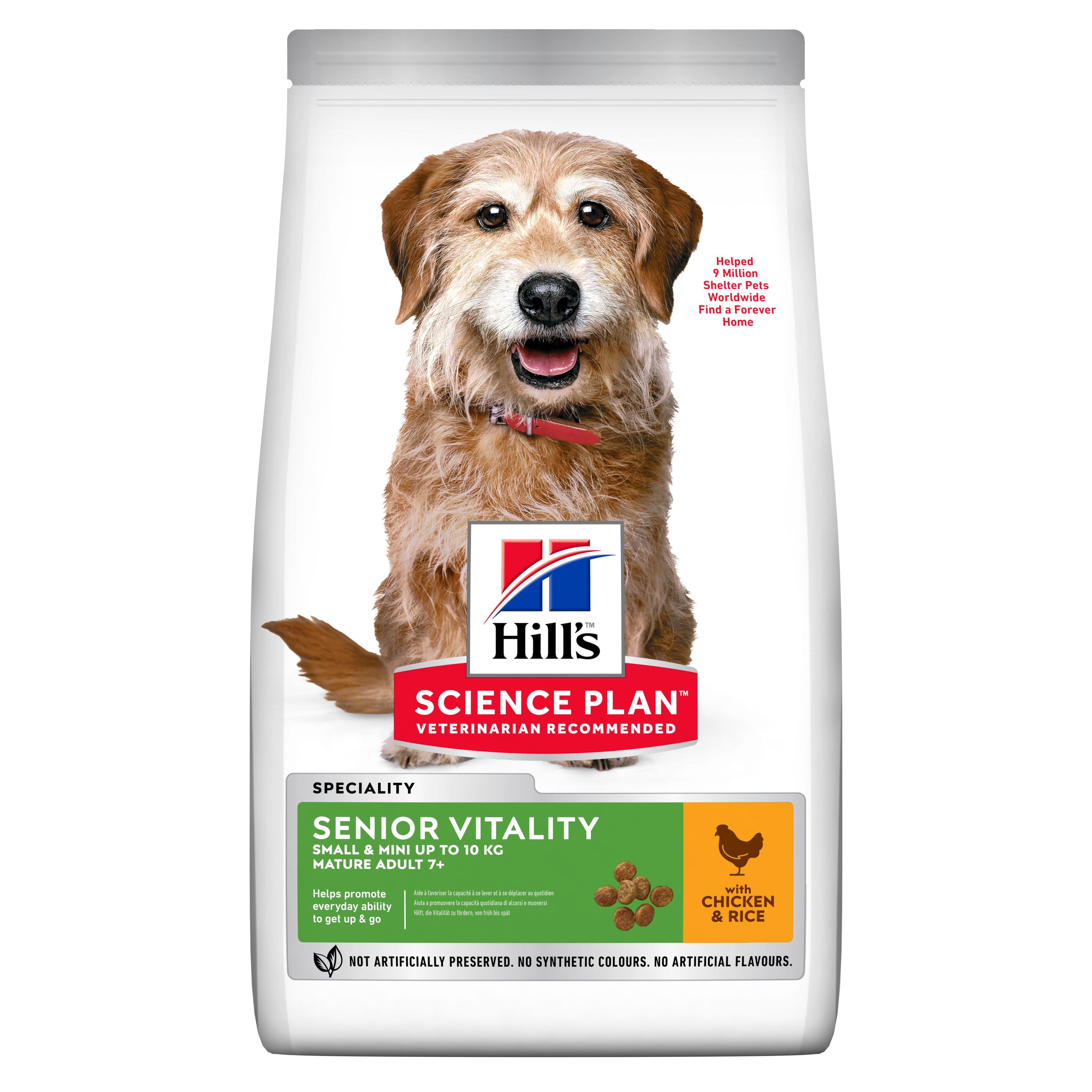 Hill’s SP Canine Senior Vitality Small and Mini Chicken, 6 kg Hill's