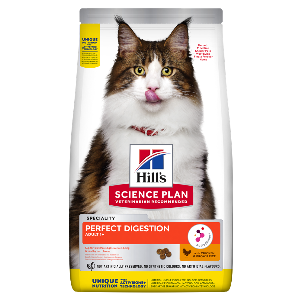 Hills SP Feline Adult Perfect Digestion, 1.5 kg Hill's imagine 2022