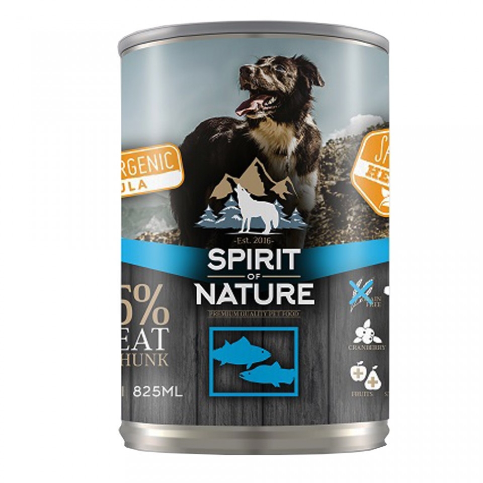 Spirit of Nature Dog, ton si somon, 800 g petmart.ro