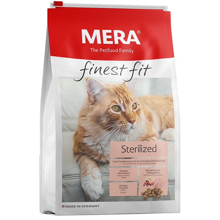 Hrana uscata pisici, mera, finest fit sterilised, 10kg