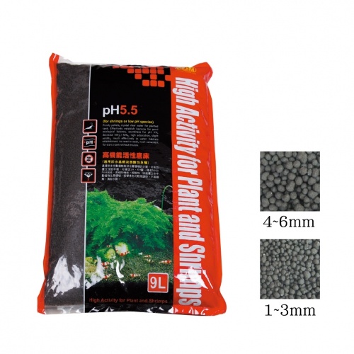 Substrat ceramic acvariu/ Shrimp Soil -pH 5.5 / 9 L S size ISTA