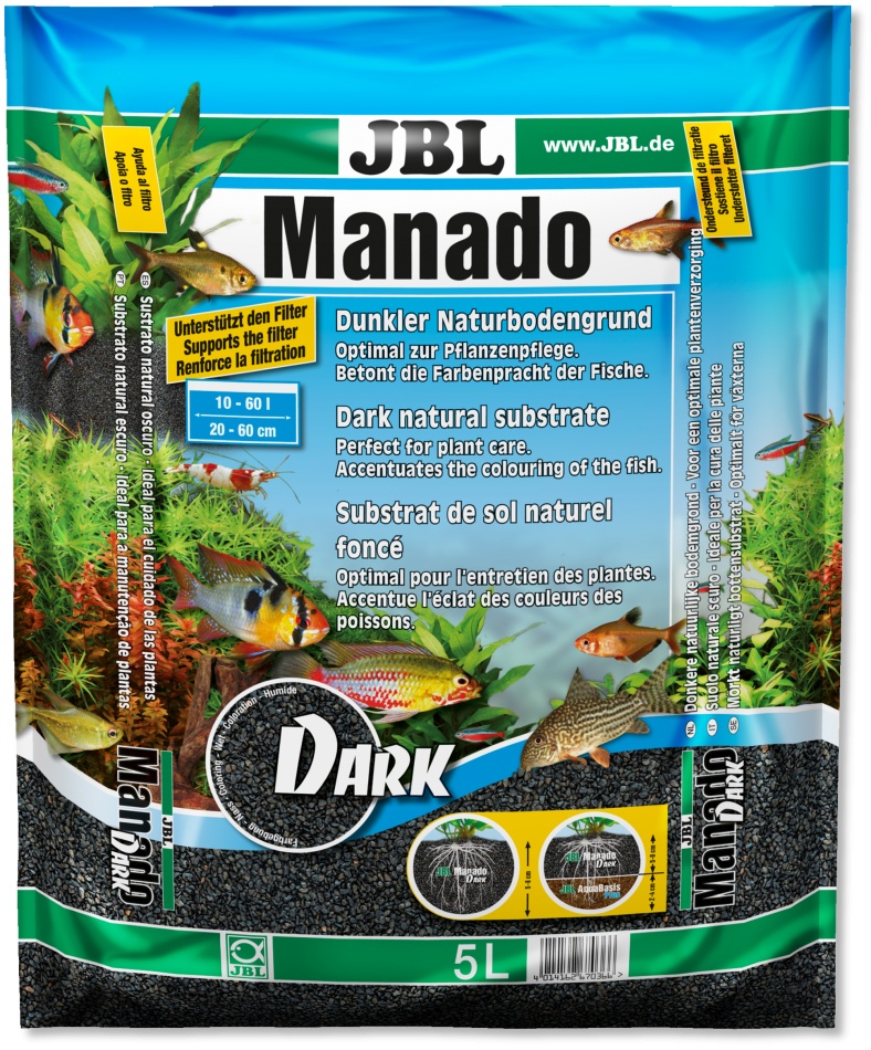 Substrat JBL Manado Dark 5L petmart
