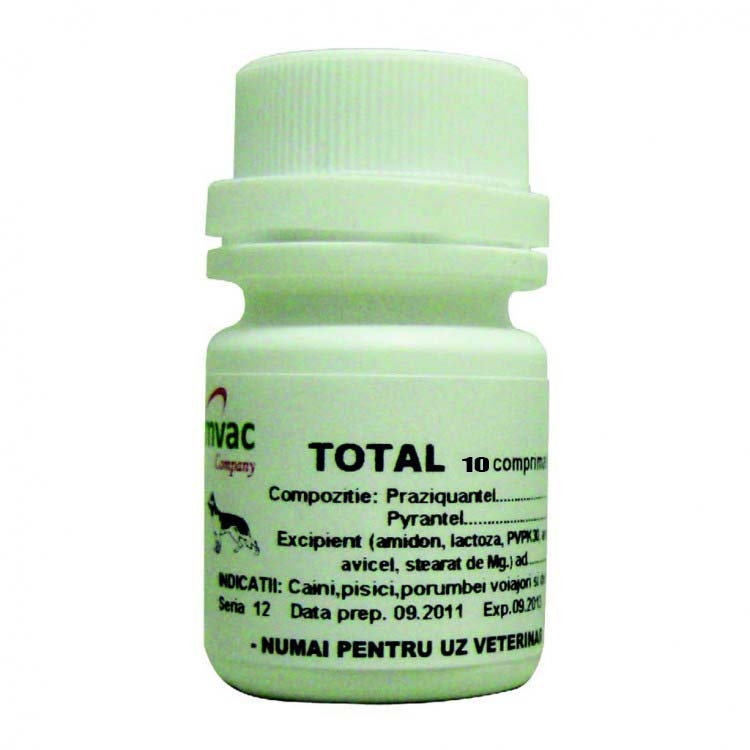 TOTAL 20CP - BIOTUR Medicamente antiparazitare de ultimă generație