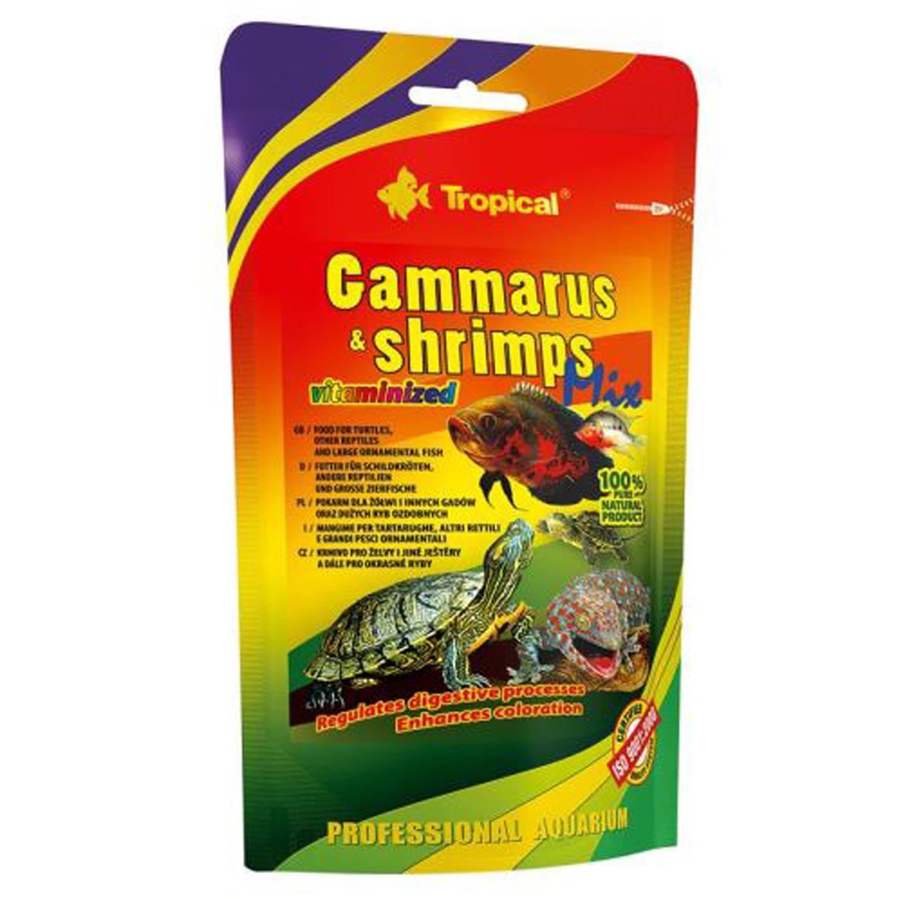 TROPICAL GAMMARUS & SHRIMPS MIX PLIC 130GR/T10314 petmart.ro
