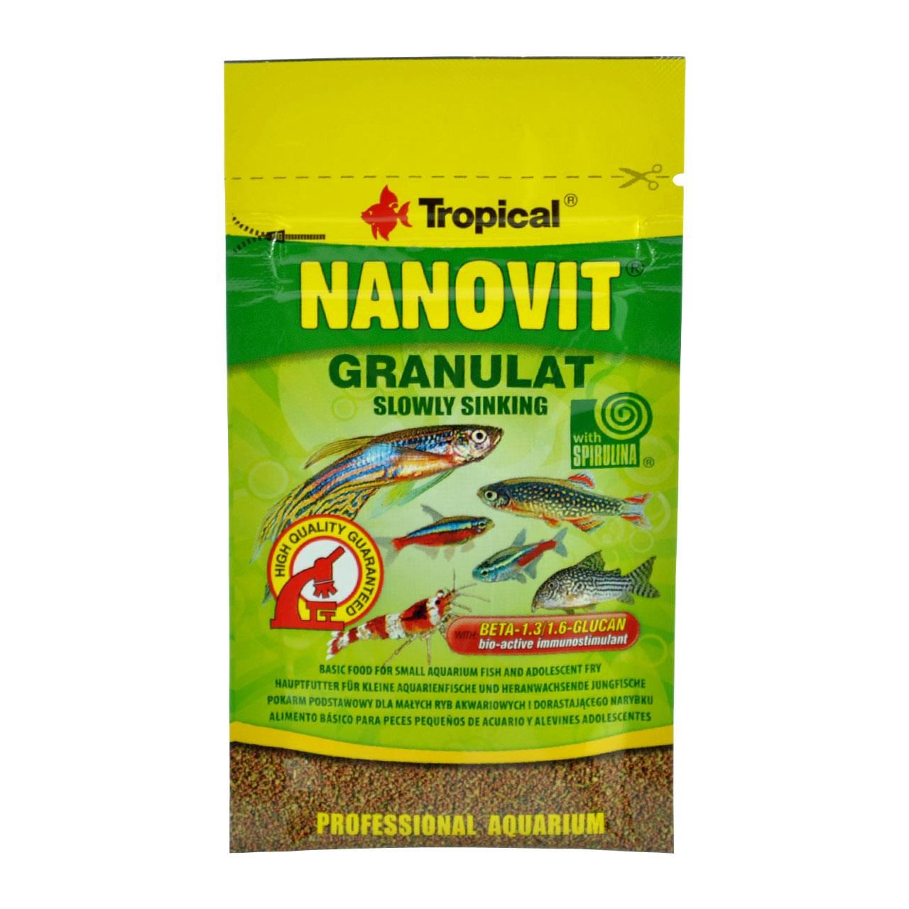 TROPICAL NANOVIT GRANULAT 10GR PLIC petmart.ro