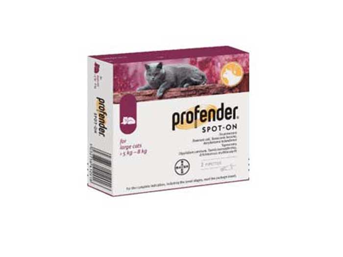 Profender Pisica L | Cutie 2 pipete pentru pisici 5 – 8 kg Bayer imagine 2022