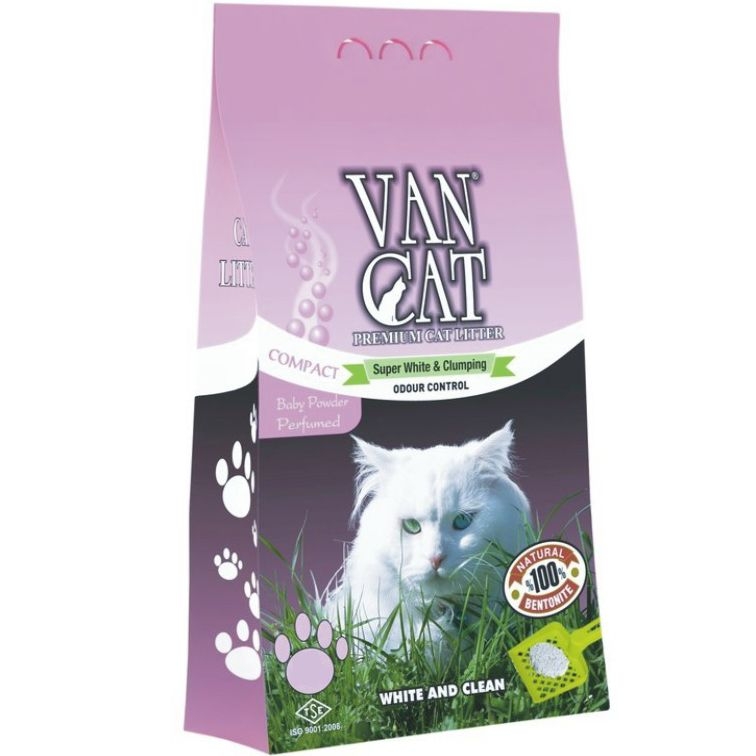 Nisip igienic, vancat baby powder compact, 5 kg