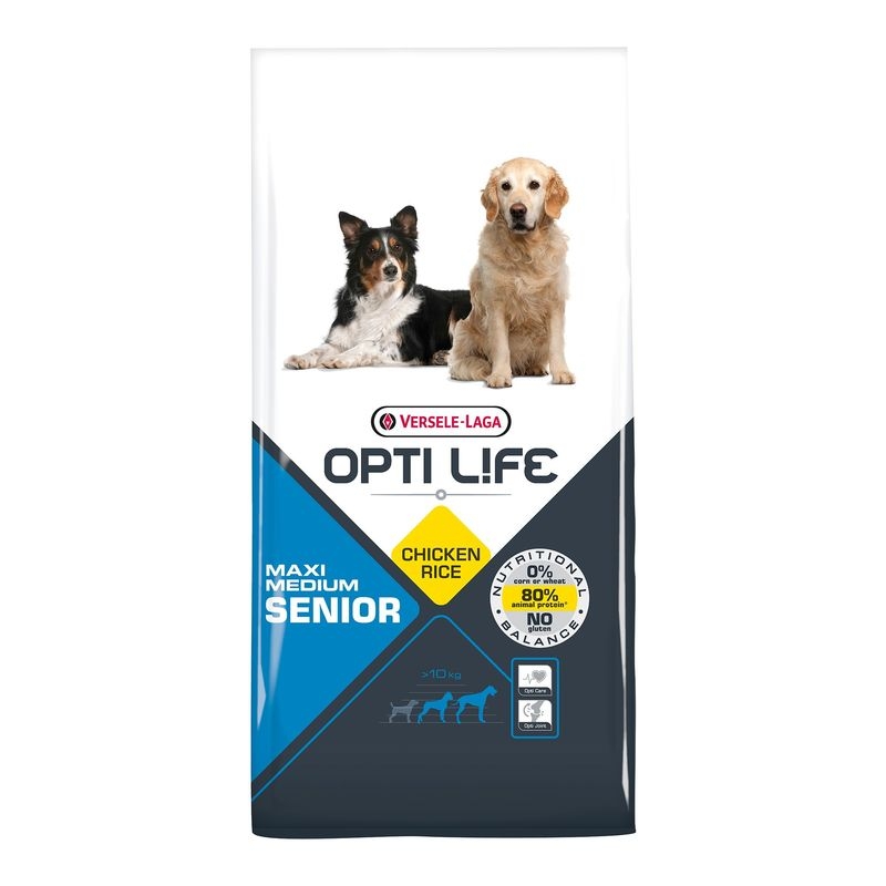 Versele laga opti life senior medium and maxi, 12.5 kg